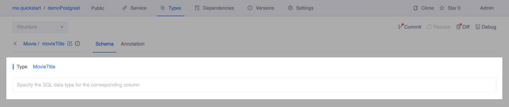 sql data type